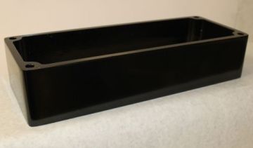 Injector Hat Spacer Aluminum 3" BLACK